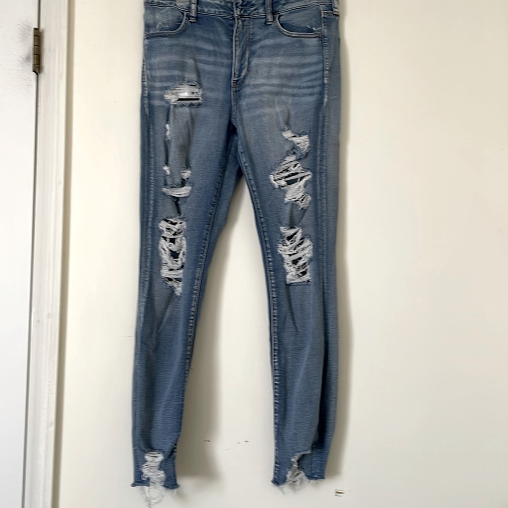 American Eagle Distressed Jeggings